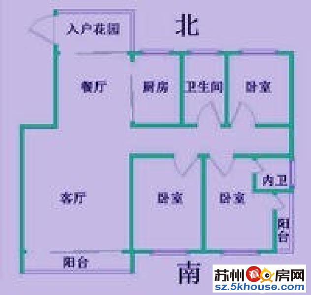 吴中商城29号精装两室一厅 家电齐全 交通生活便利