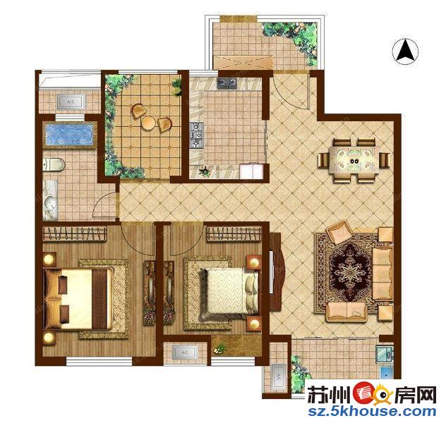 秒杀房源 香溢花园只住半年的装修 回老家诚售 带买断的车位