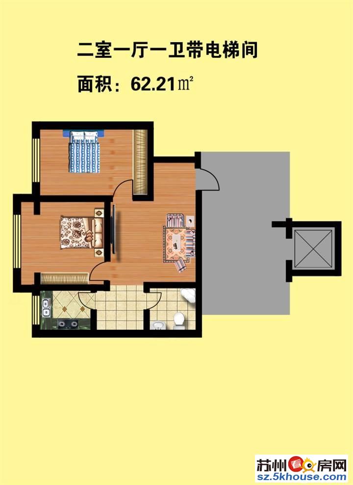 康桥溪岸精装近地铁 相城 家电家具齐全随时看