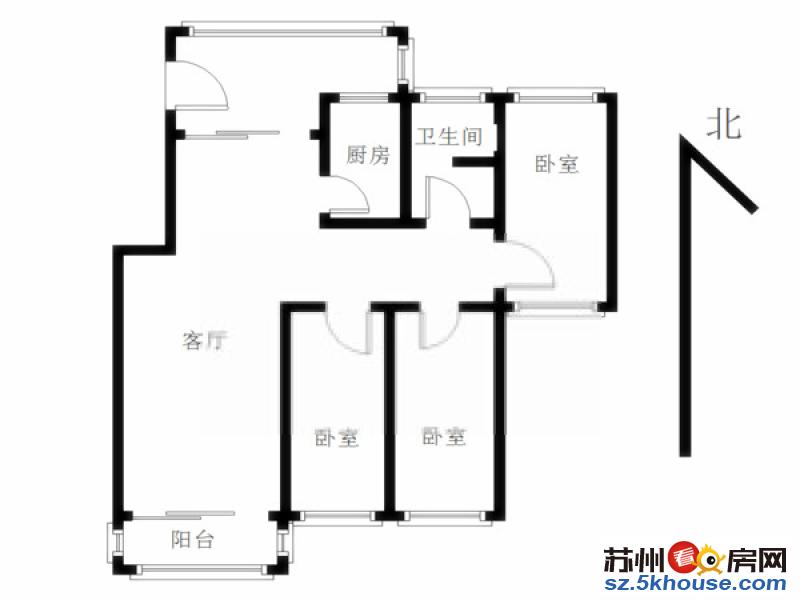 园区斜塘老街体育公园旁北极星 统一装修 家电齐全 拎包入住