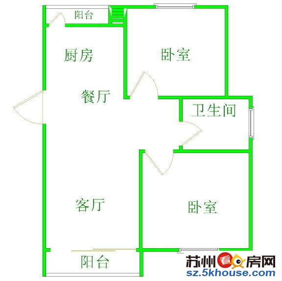 碧波房城市新贵精装修2房2厅1卫家具家电齐全