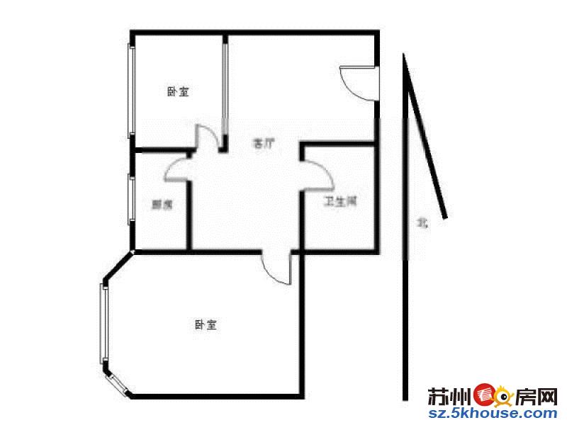 长欣苑精装两房全新自住装修楼层优越干净清爽押一付一领包入住