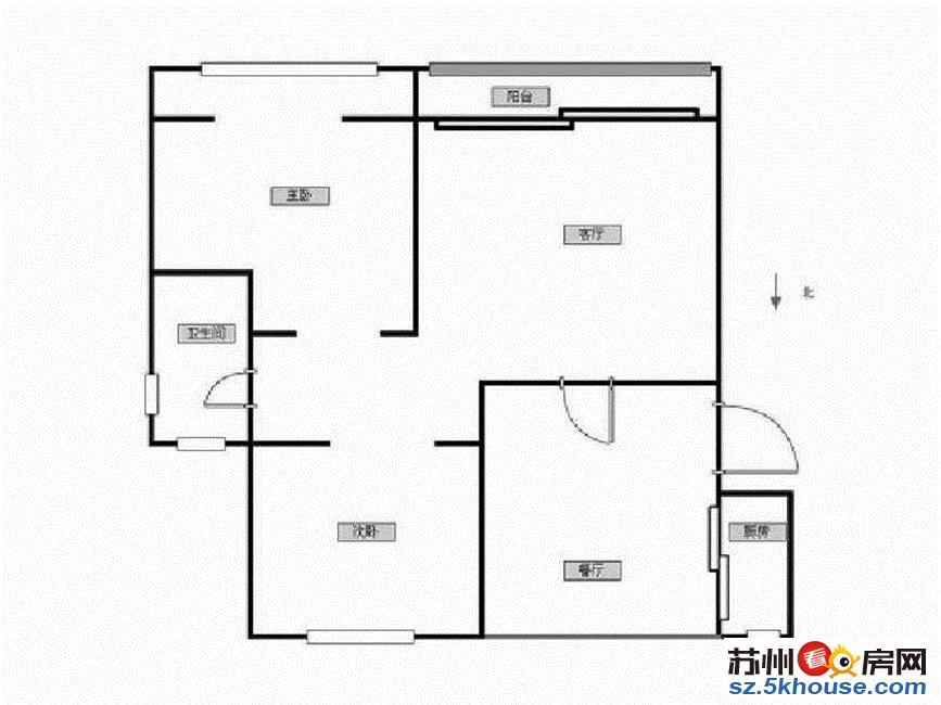 房东急售安元佳苑一区 中等装修 刚需两房 南北通透