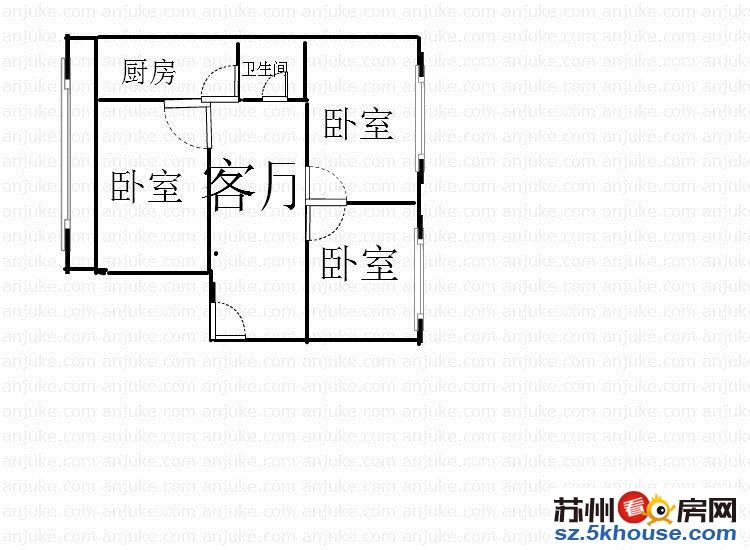 寺前新村85平米3室1厅1卫产证齐全随时过户