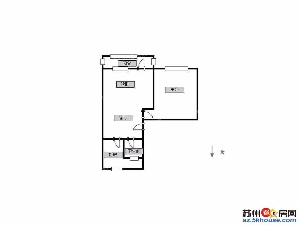 新上东环新村 南北通透 两房自住装修好 满五年省税  诚售