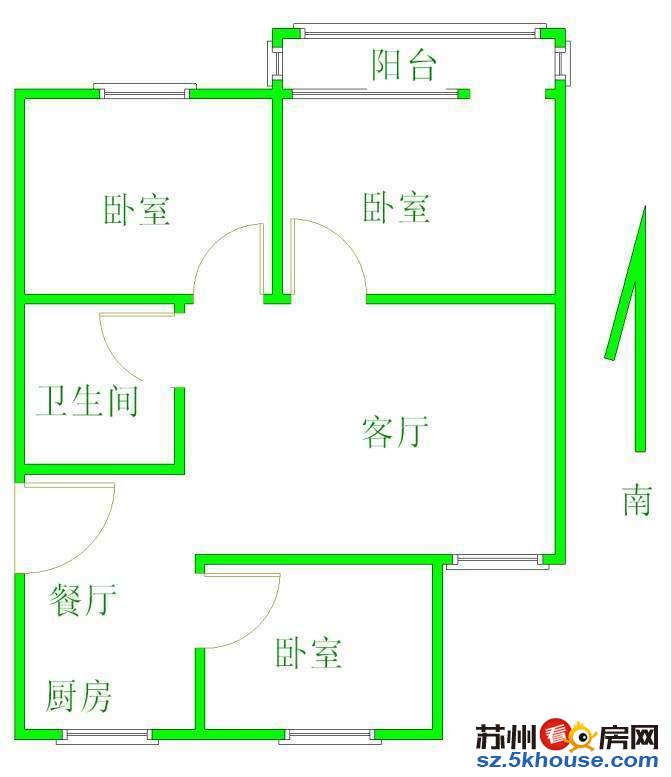 扬东路 泾园旁 天骄花园大三房 配套齐全 交通便利 精装修