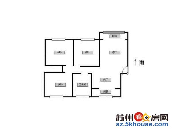 金门石路 凯旋花园1楼带大花园 精装三室两厅 户型正气采光好