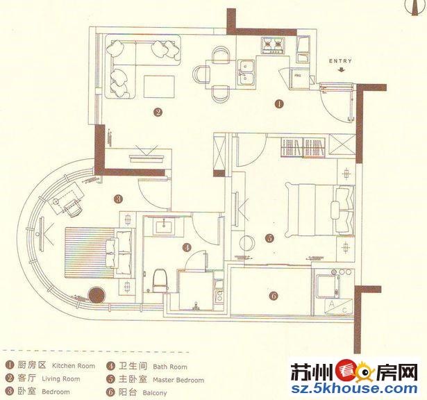 市区南门繁华地段临地铁沃尔玛旁售楼处新房民宿自住现房