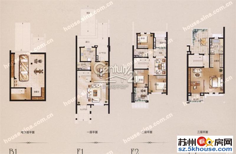 中海一区别墅 毛坯 学校未用 随时看房 性价比高