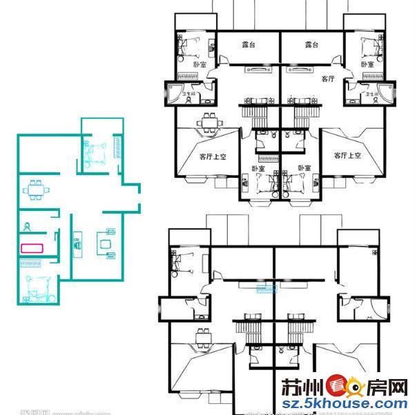 大通蓝湾花园洋房 4室2厅2卫 房东急卖