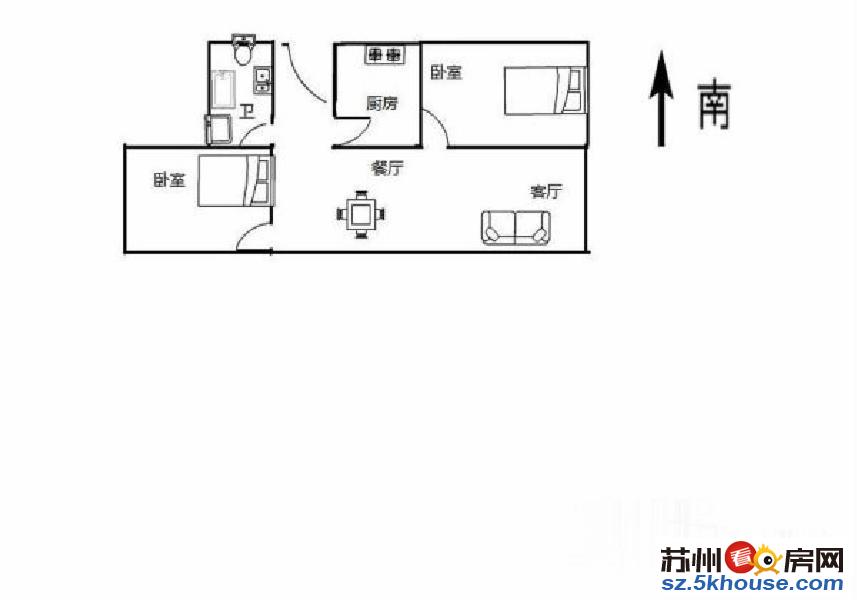 星海双校区低总价新楼盘高租金96平小户型两房450