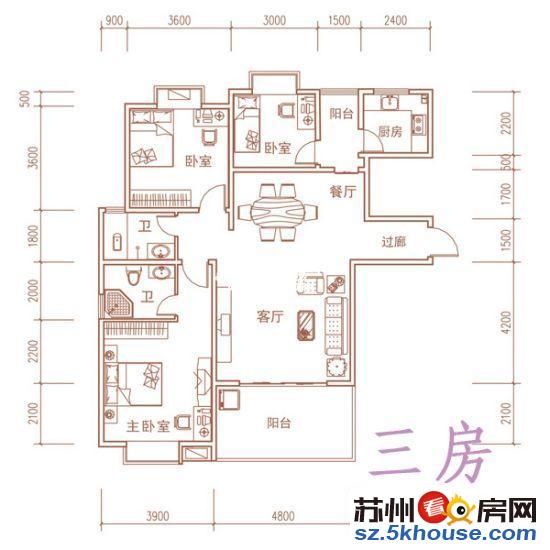 盛北六期 小户 62万 纯毛坯