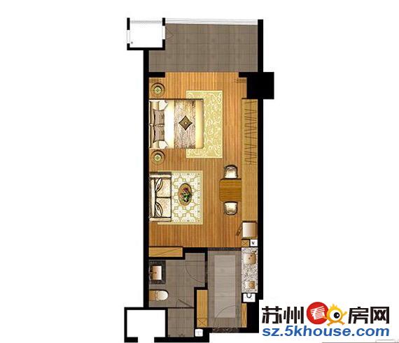 坐落苏州老城中心 40多路公交线路 4号线地铁旁 精工小户