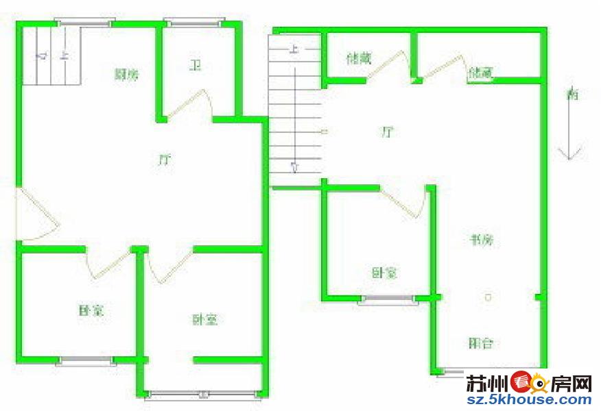 秒杀好房 双卫双阳台 吴中实验学曲房改善大三房 带独库急售