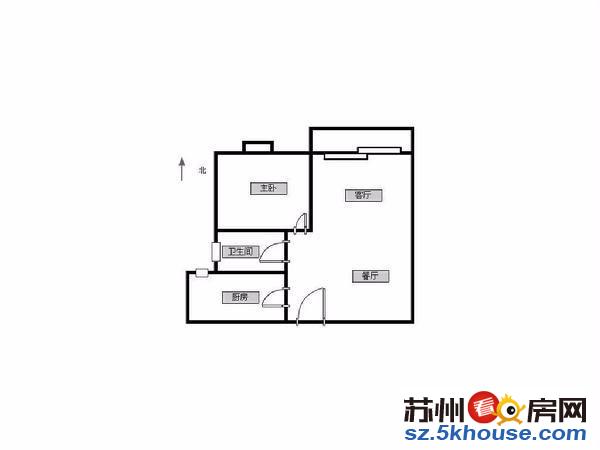 华通花园  2室1厅1卫  93万