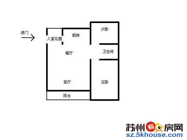 新上房源 翰林缘精装两房 全天采光 拎包可入住送全部家具家电