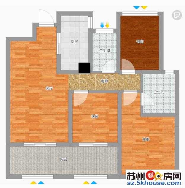 正荣华府地铁5号线口紧邻大润发超市中间楼层看房有钥匙