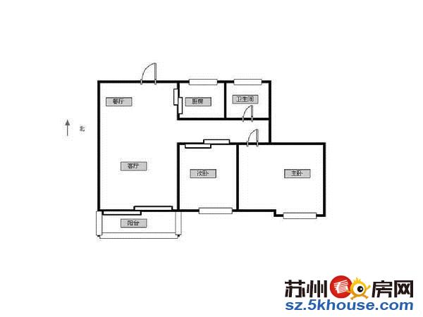 新上房源 翰林缘精装两房 保养如新 拎包入住 送全部家具家电