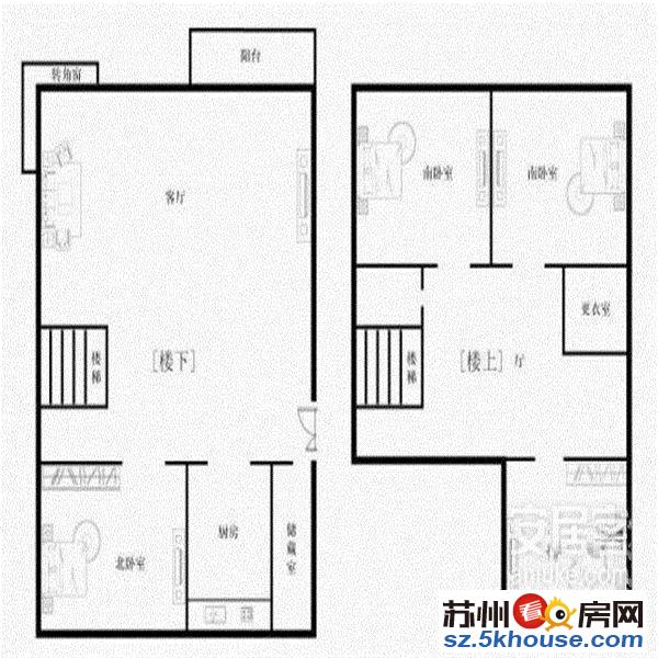 新上 精装5房2卫 现代装修带大露台送阁楼 相信您会买就会赚