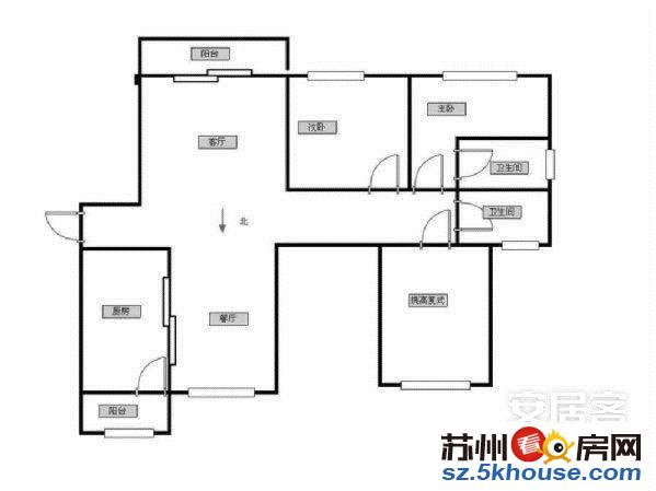 合景领峰 采光好小区中间位置 挑高户型豪华装修 临近地铁