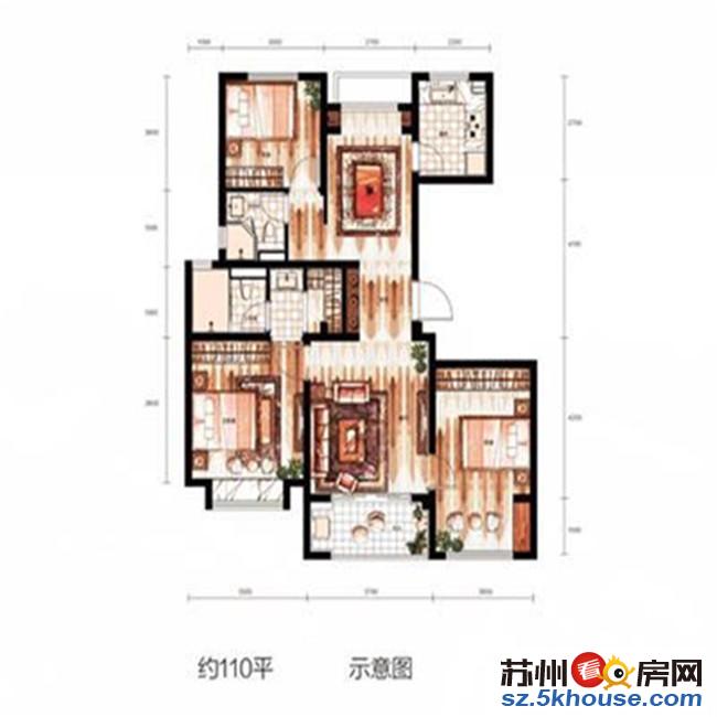 拎包入住 配套齐全 距离各区商业街都很近 雅戈尔织金华庭