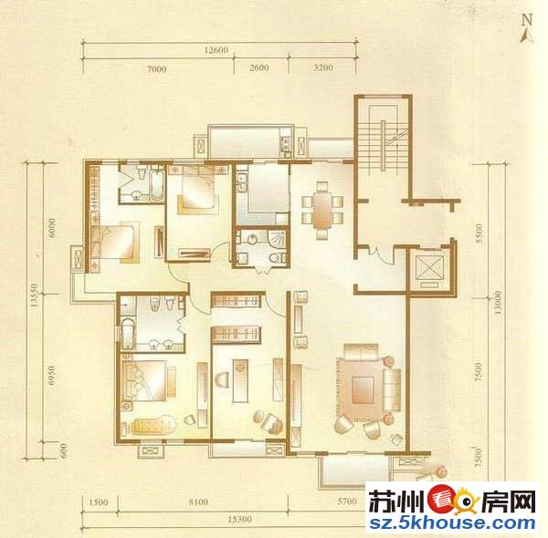 新出性价比超高好房源 木渎桃花源大气联排 户型正气 位置棒