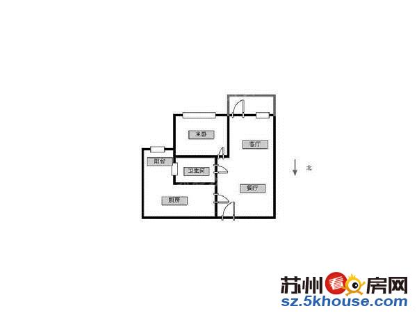 亿象新天地精装两房 民用水电带燃气 近相城实验可押一付一