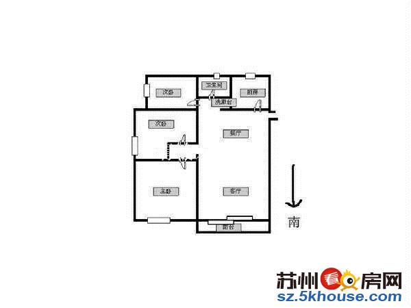 统装正三房满二学习未用保养如新送家私商圈配套齐全诚心售