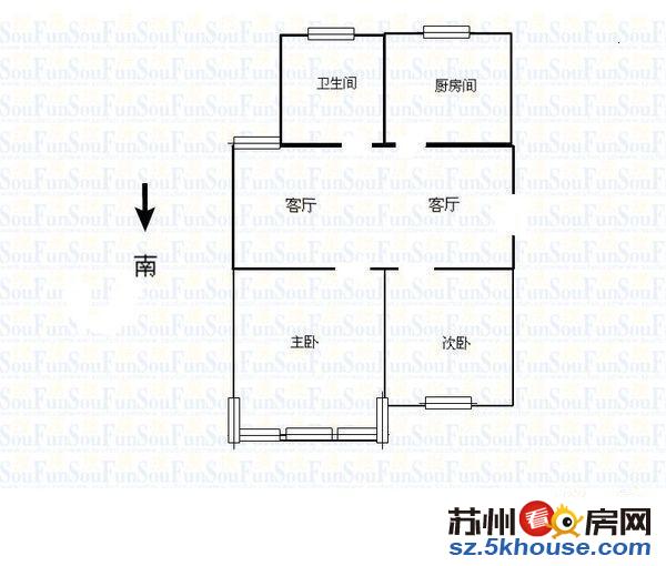 独墅湖车坊淞泽家园七区100平出售满两年送