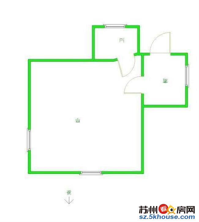 东港新村七组团 精装一室一厅 有独立 出行方便