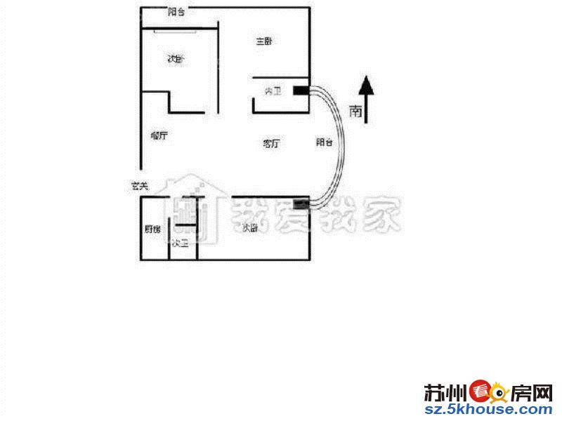 翡翠国际大三房 景城双学府 环形超大阳台 中上楼层有钥匙真实