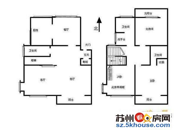 新上新加花园叠加别墅 精装四房 稀 缺房源 带花园 看房方便