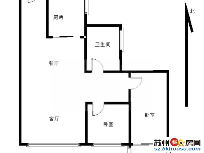 白莲花园豪装两室 西环路地铁站 超大两房全新家电家具拎包入住