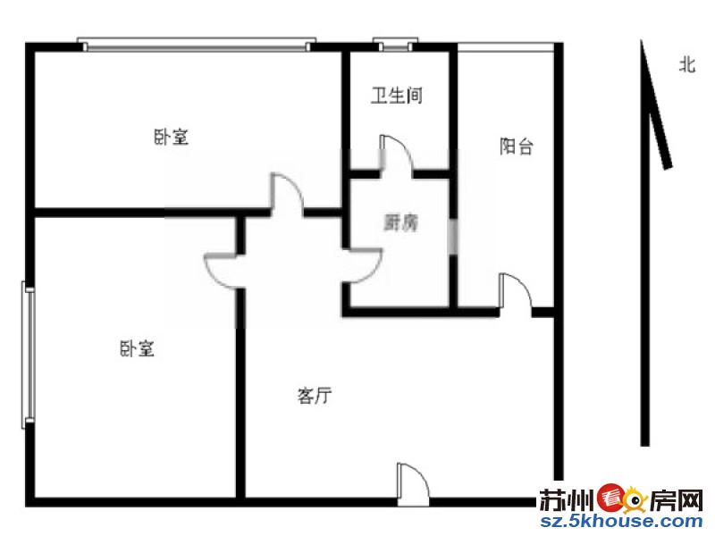 今创启园 清新装修三居室 干净整洁 家具家电全配 随时入住