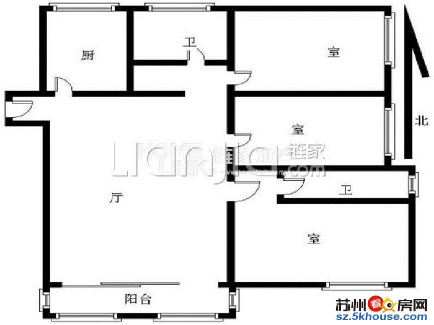 中海8号公馆3房2厅2卫带地暖精装自住因换房忍痛割爱