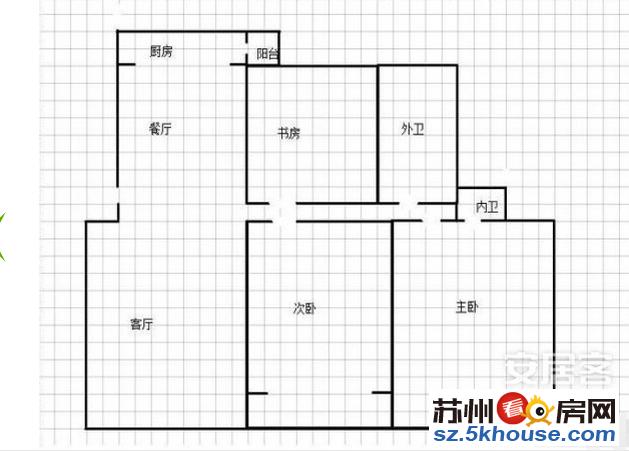 精装3房 送 满五唯一 南北通透 出门就是学校 高铁板块