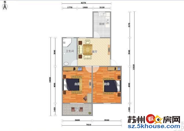 西环路 姑香苑附近 广大家园 二楼 自住精装 独立