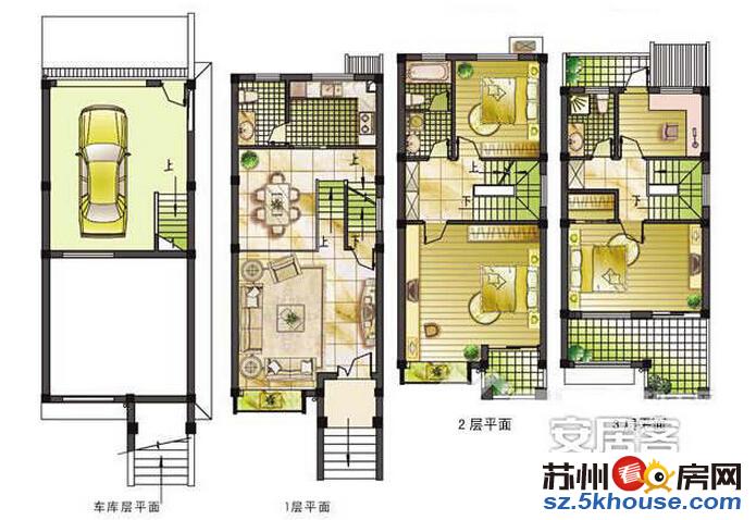 绿洲半岛别墅 精装自住五室 南北通透带花园 采光好 环境清幽