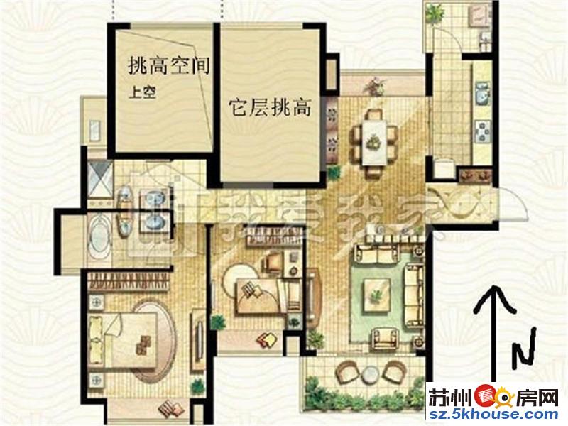 合景刚需户型31室 小区前排 家具家电很新保养好 随时看房