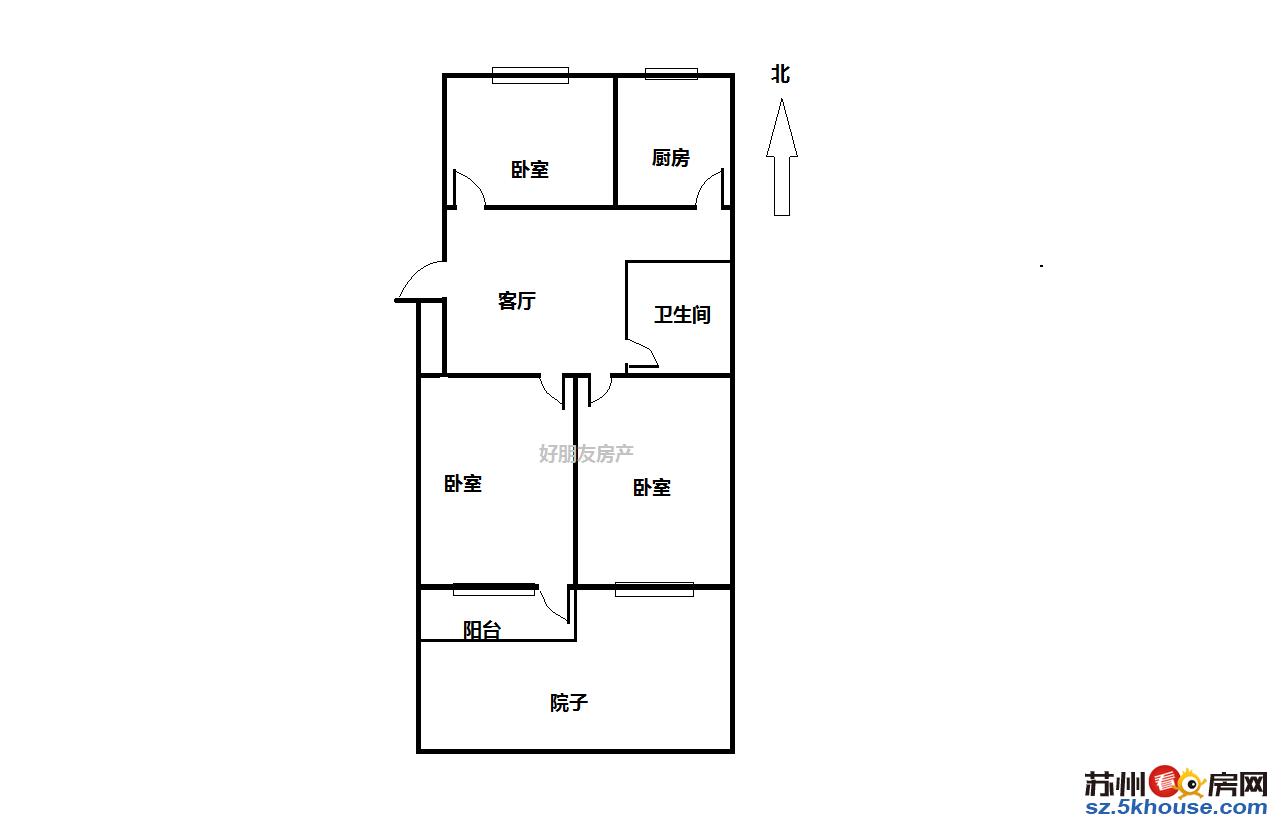 水香一村三居室一楼大院子两朝南采光佳吴中西路城西吴中