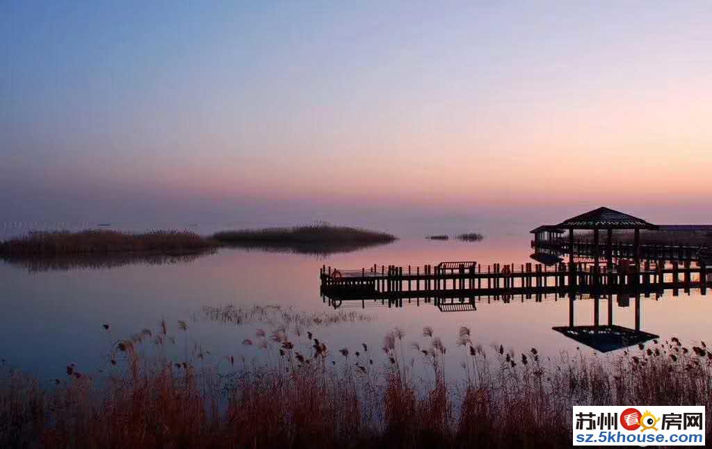 太湖上景独栋花园式别墅下沉式花园一线湖景房地铁五号线