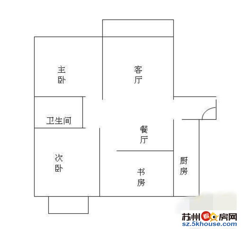 眞实 房源 华美花园 精装两房 家具家电全留 临近大润发永旺