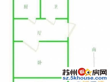 园区淞泽家园42平1室1厅 个人刚需过渡的不二之选