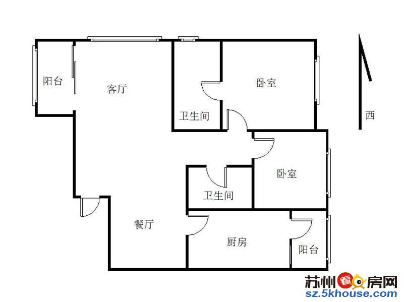 价格超实惠大2室可以小三房单价只要2.8万看房随时