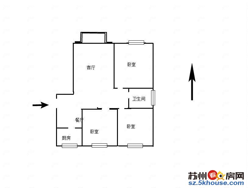 新城金郡 多层精装通透两房改三房 满五 带买断车位家具家电留