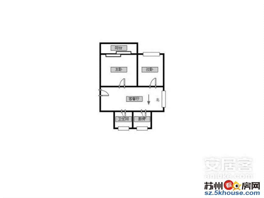 湖沁花园西区精装2室实拍图片边户采光好可随时看房