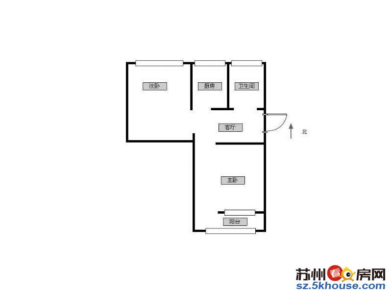 倪家桥精装修两室一厅一卫精装修 南北通透 采光好 看房方便