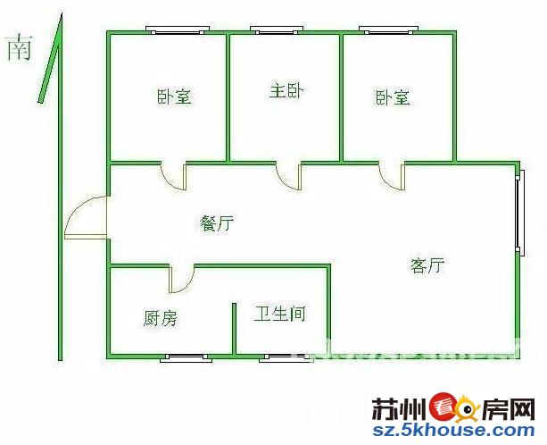 木渎商城 近梅林新村 近天平花园 华润万家 押0付1 家电齐