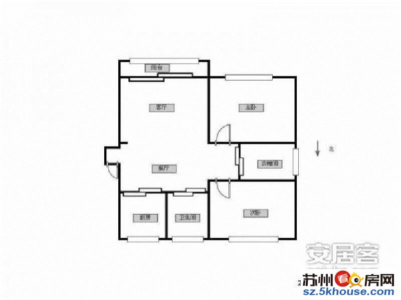 长岛花园  振华  精装3房南北通透 15平的