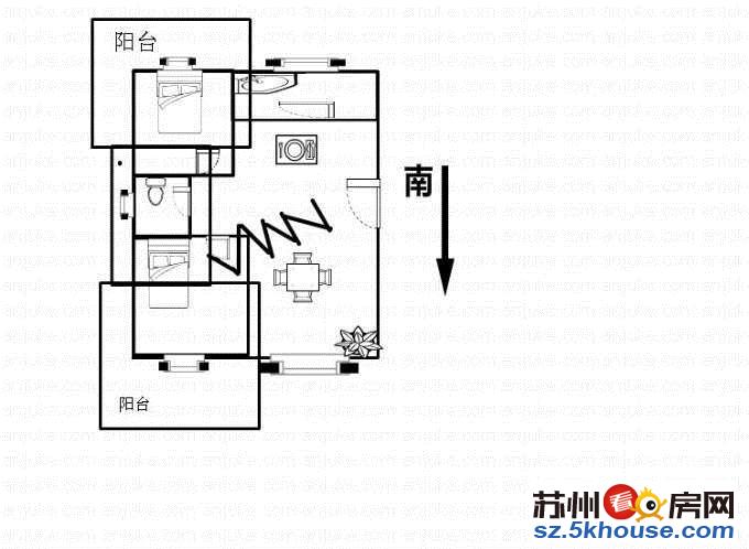 春申景成 138万 84平米 简装 独 家 房源  中间楼层